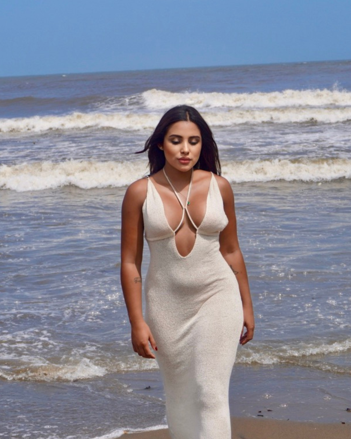 CARLOTA VESTIDO ALBARICOQUE