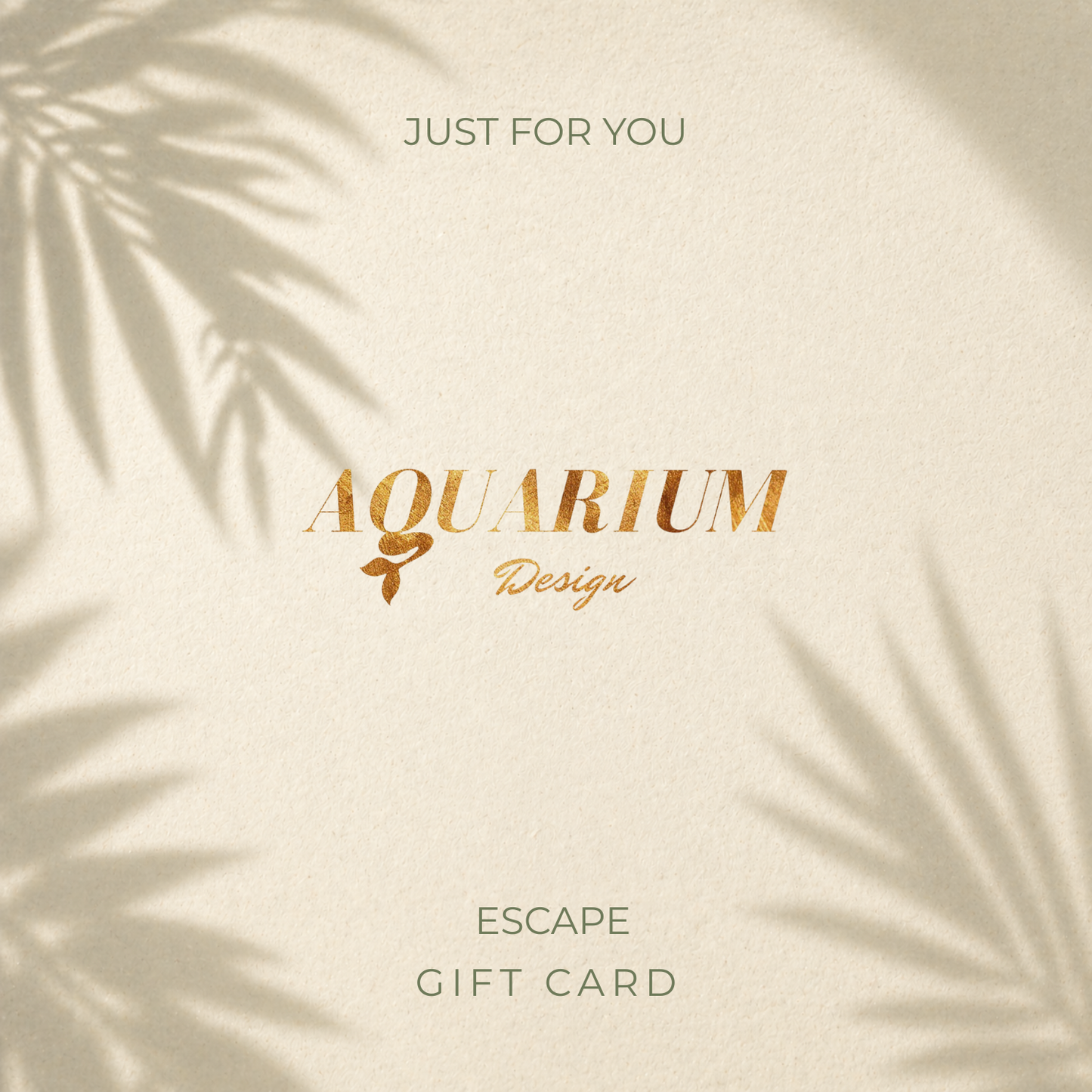 AQUA ESCAPE GIFT CARD